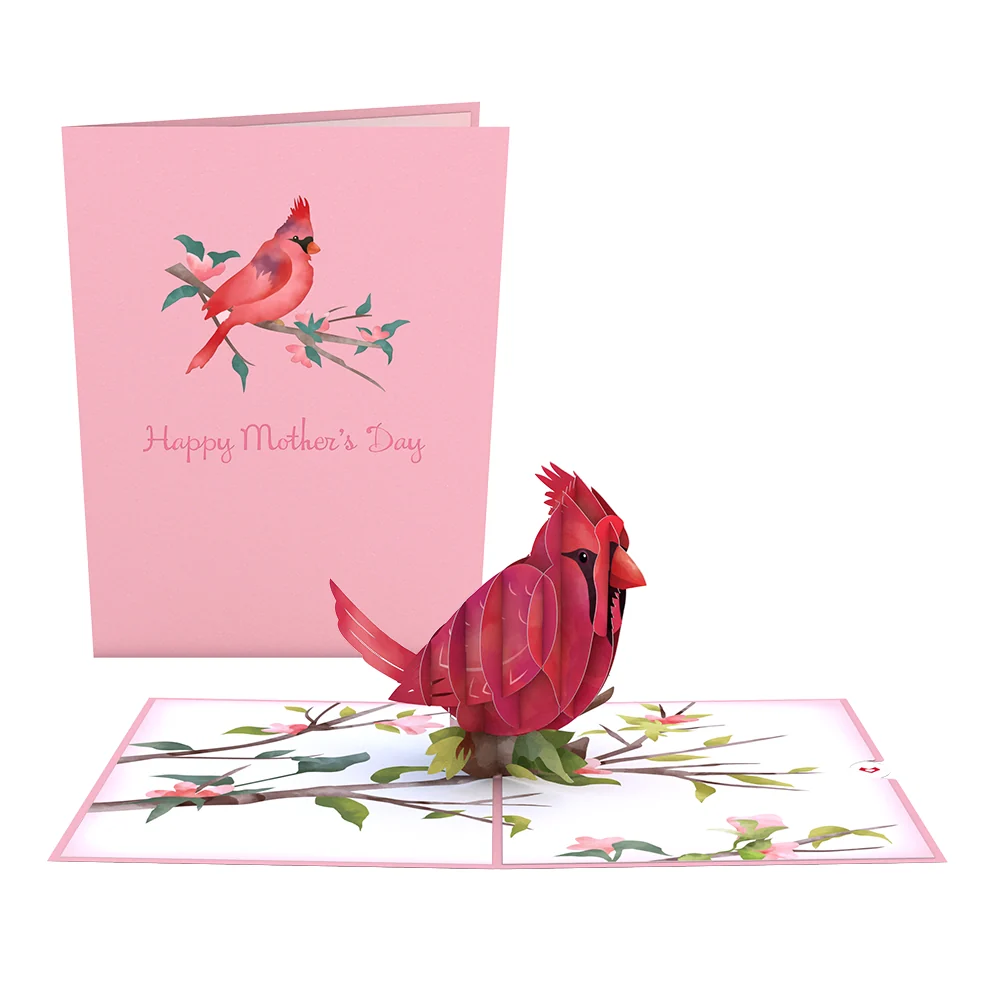 Lovepop Mother's Day Cardinal Pop-Up Card