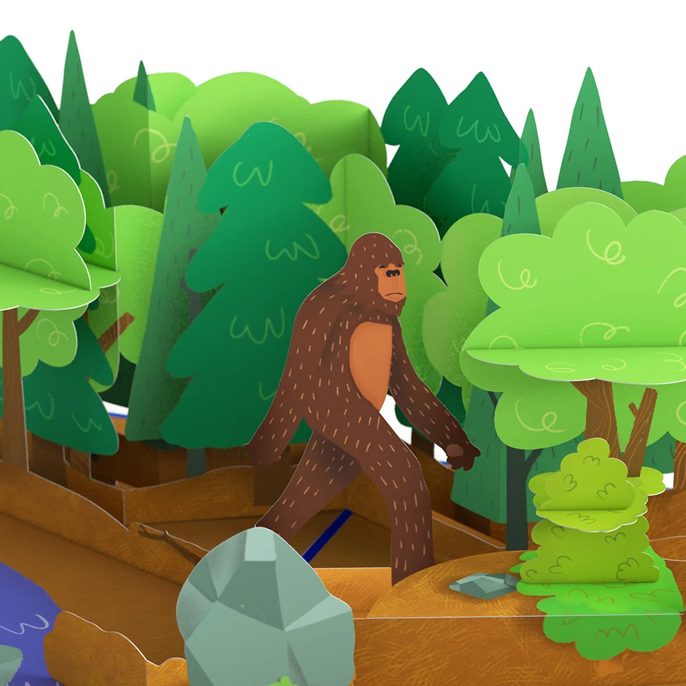 Lovepop Bigfoot Legendary Birthday Pop-Up Card and Sentiment Set for Any Man - Image 3