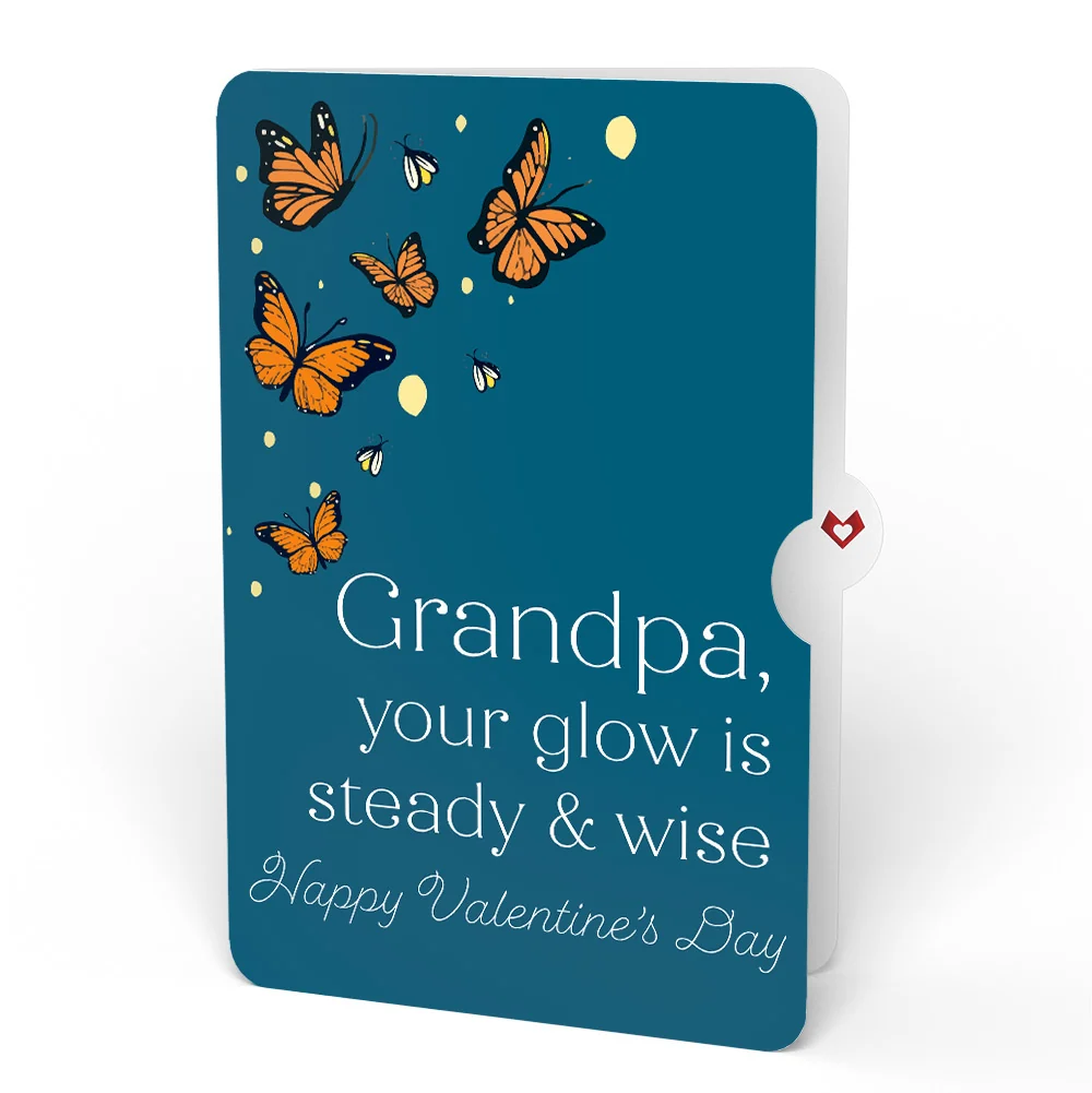 Lovepop Thinking of You Butterfly Jar Valentine Light-Up Pop-Up Card and Sentiment Set for Grandfather - Image 4