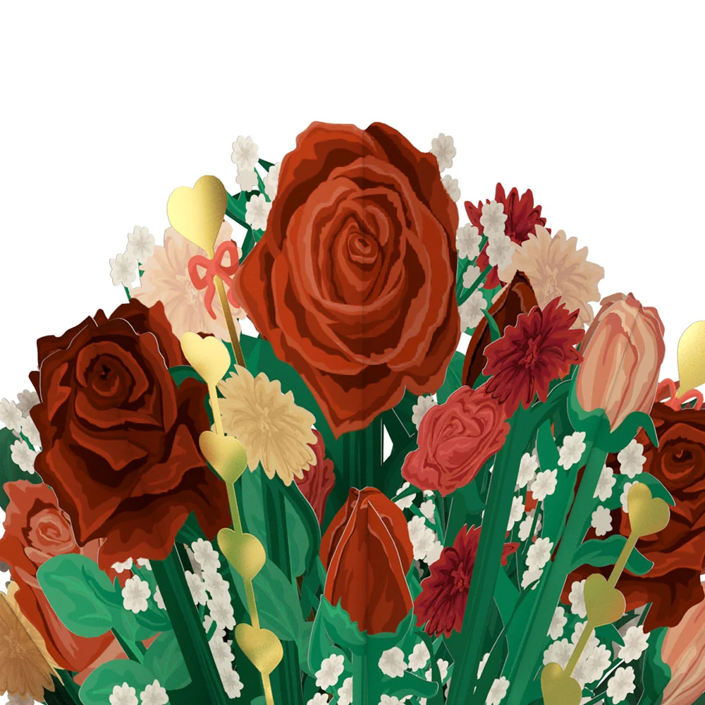 Lovepop Harry Potter Dobby Valentine’s Day Pop-Up Card & Flower Buds Bouquet Bundle - Image 7