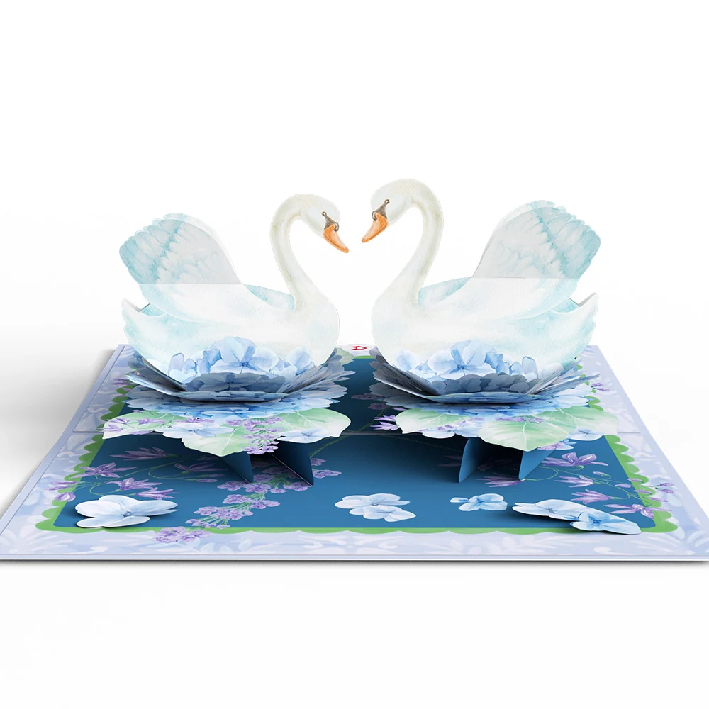 Lovepop Always and Forever Swans Pop-Up Card - Image 3