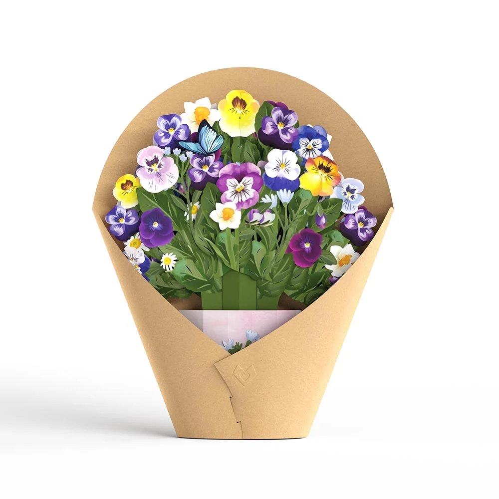 Lovepop Birthday in Bloom Pop-Up Card & Bouquet Bundle - Image 6
