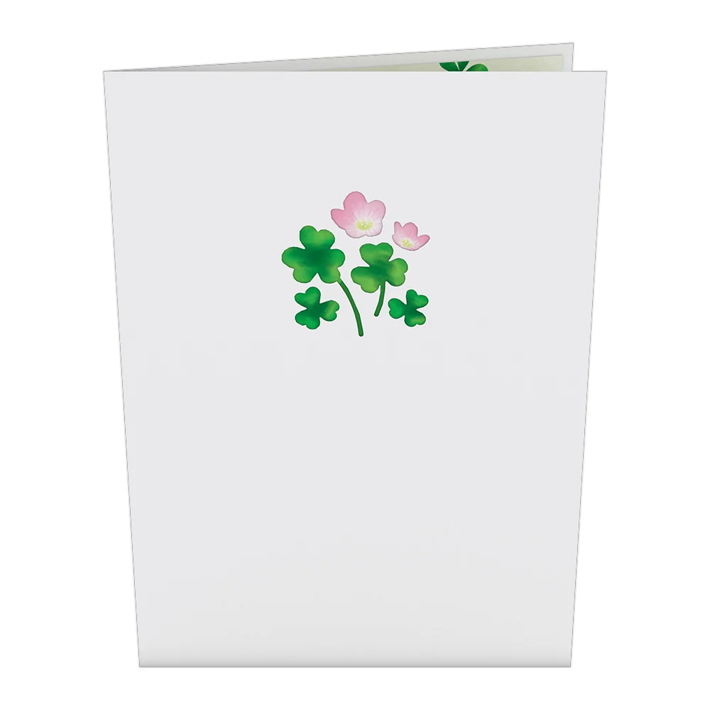 Lovepop Shamrock Basket St. Patrick's Day Pop-Up Card - Image 4