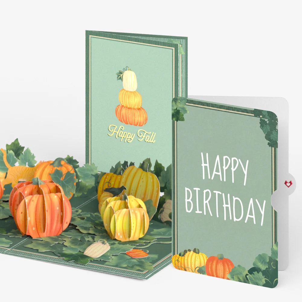 Lovepop Happy Fall Pumpkin Patch Birthday Pop-Up Card and Sentiment Set