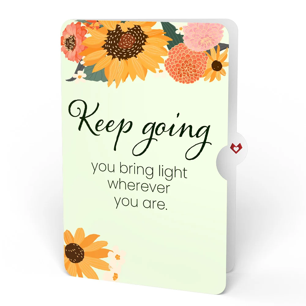 Lovepop Sunflower Blooms Encouragement Bouquet and Sentiment Set Vase - Image 4