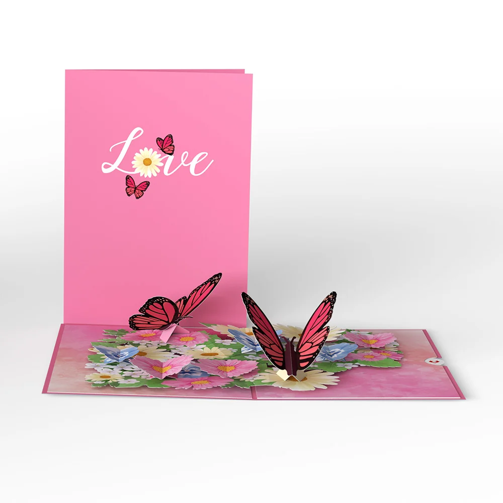 Lovepop Floral Garden Butterflies Pop-Up Card