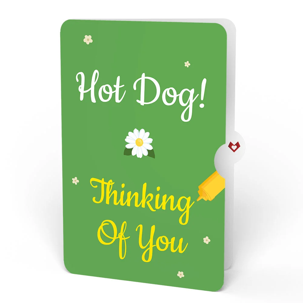 Lovepop 'Hot Dog!' Thinking of You Plushpop Card and Sentiment Set Bottle - Image 4