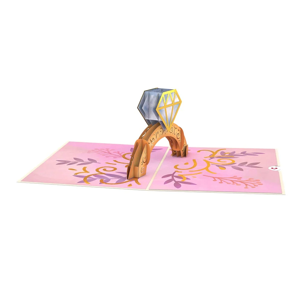 Lovepop Congratulations Engagement Ring Pop-Up Card - Image 3