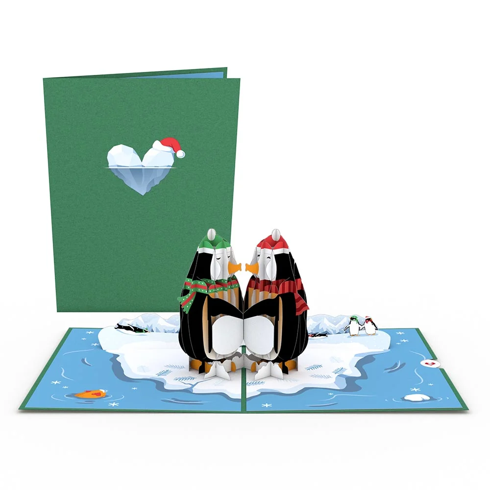 Lovepop Holiday Penguins Pop-Up Card