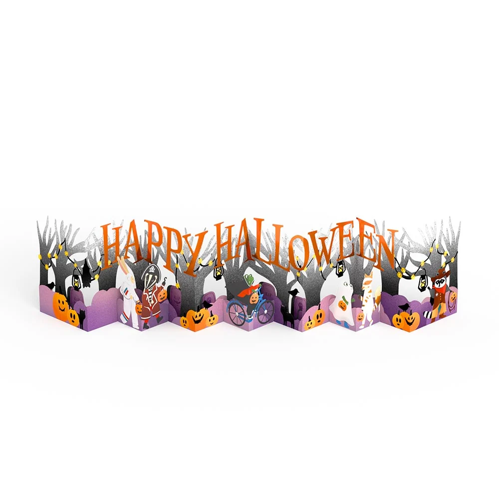 Lovepop Happy Halloween Trick-or-Treat Loooooong Card (Expands to 2 feet) - Image 5