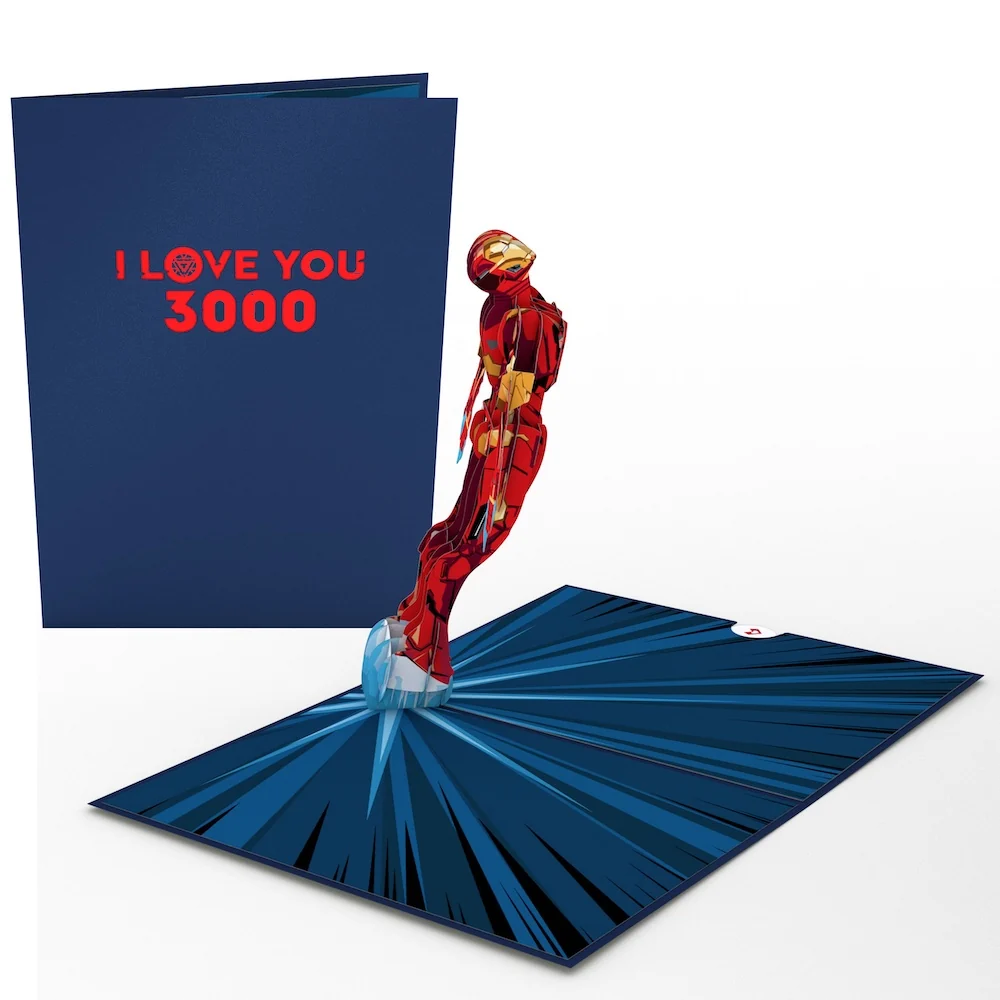 Lovepop Marvel Iron Man I Love You 3000 Pop-Up Card