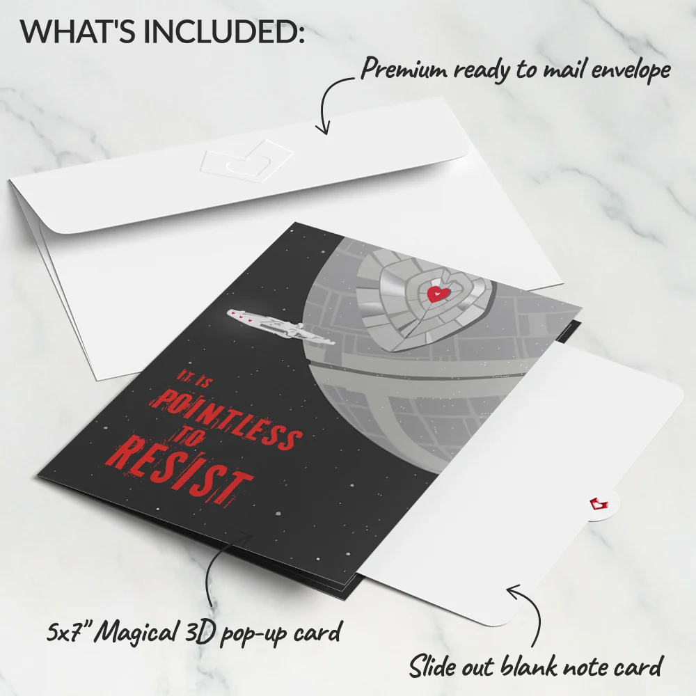 Lovepop Star Wars Darth Vader Be Mine Pop-Up Card - Image 6