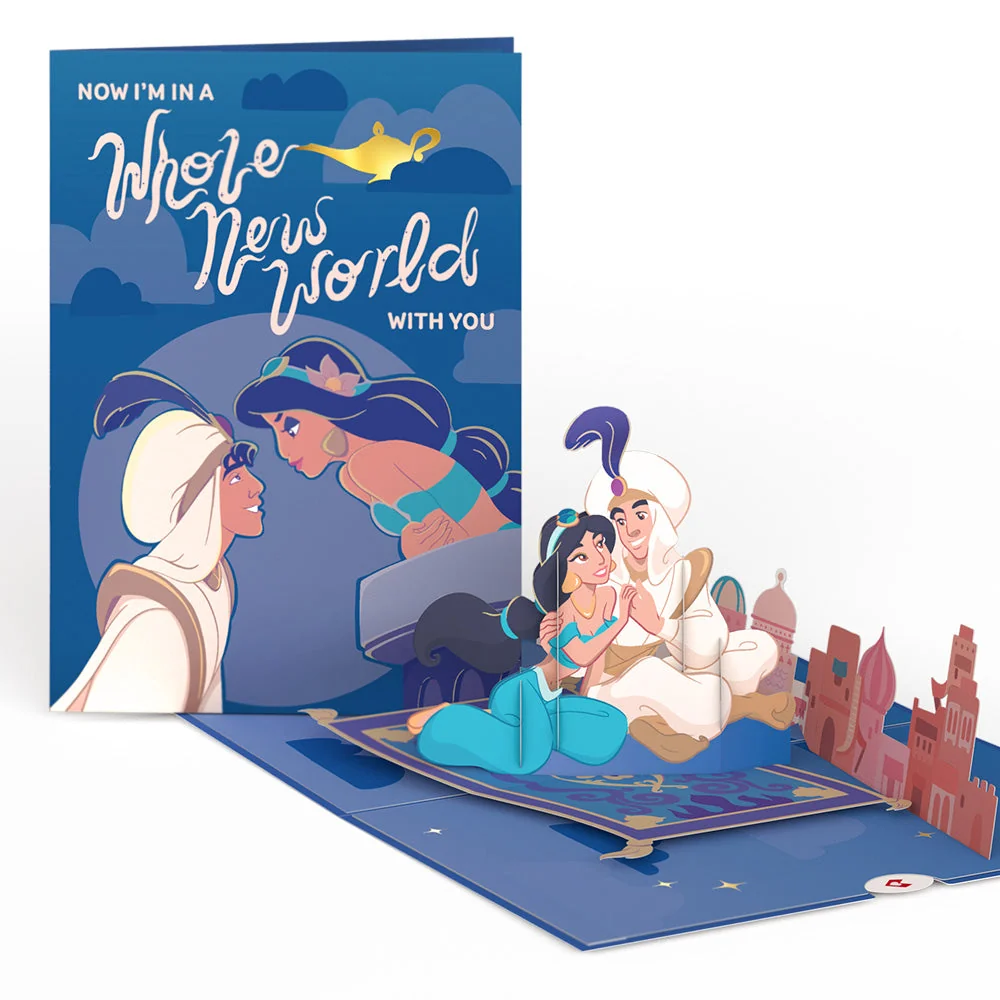 Lovepop Disney’s Aladdin Whole New World Pop-Up Card
