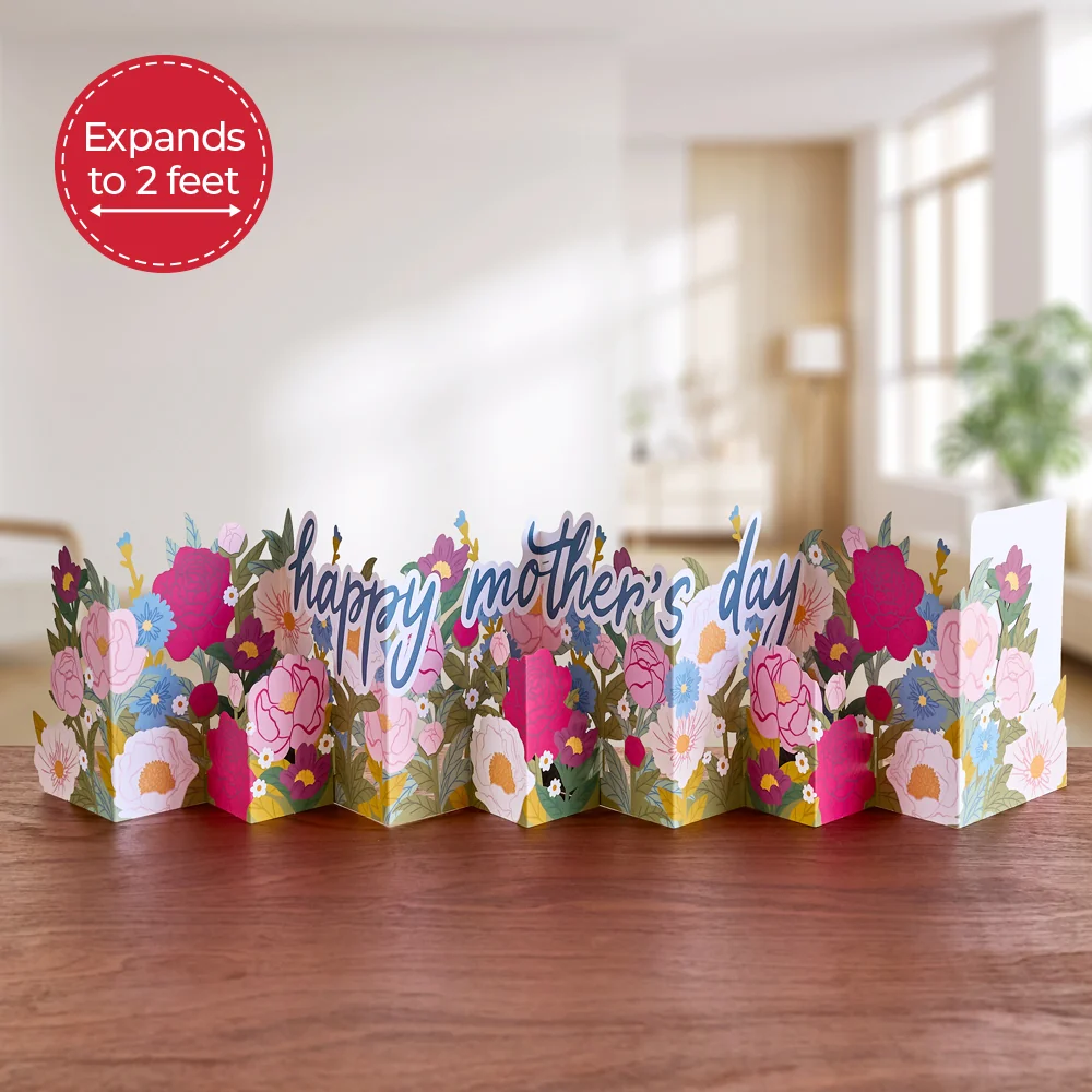 Lovepop Happy Mother's Day Floral Loooooong Card (Expands to 2 feet)