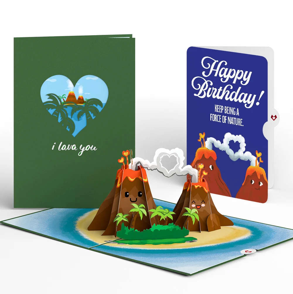 Lovepop I Lava You Birthday Pop-Up Card and Sentiment Set