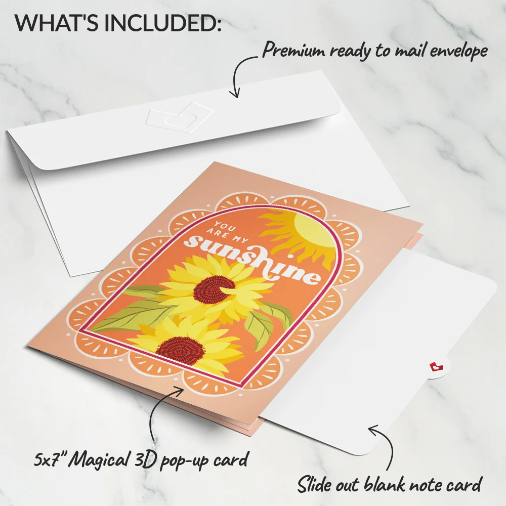 Lovepop You Are My Sunshine Music and Lights Pop-Up Card - Image 5