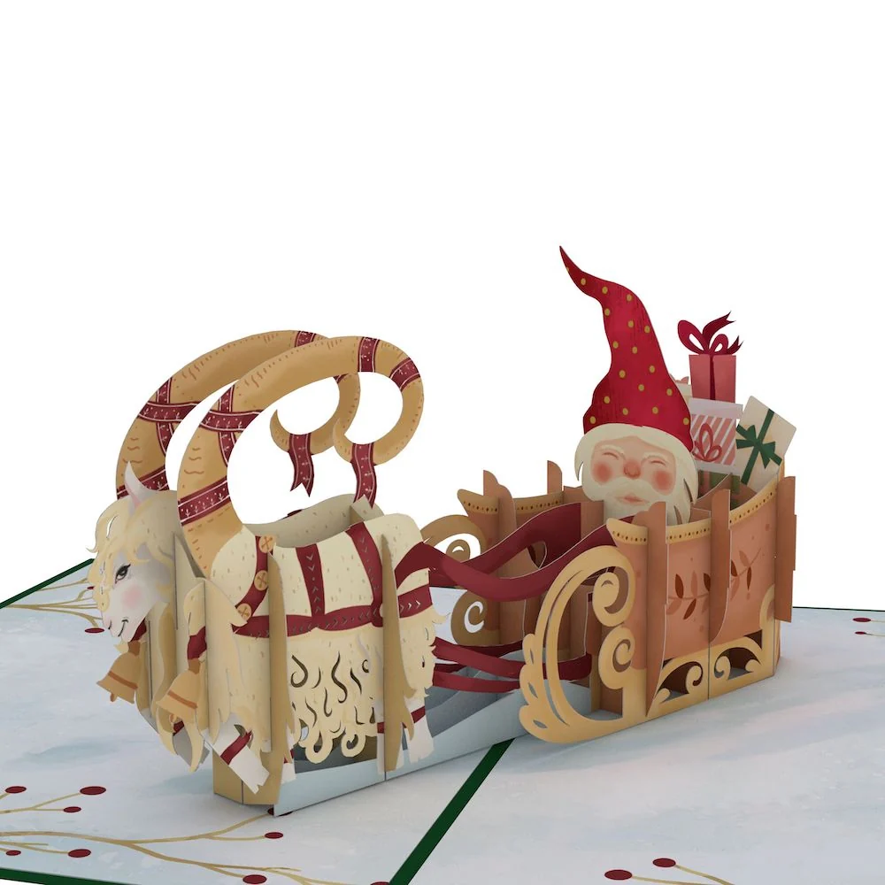 Lovepop Gnome Sleigh Pop-Up Card - Image 2
