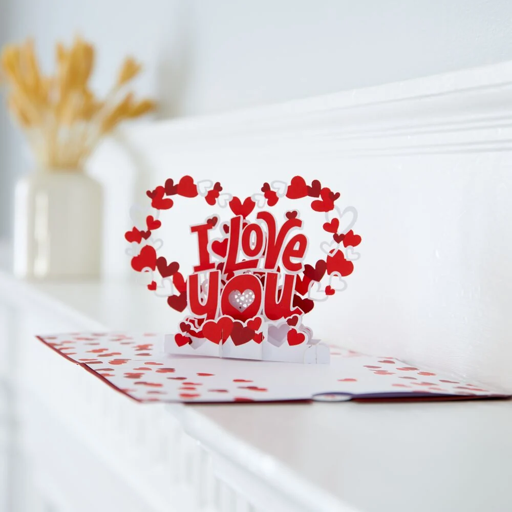 Lovepop I Love You Pop-Up Card - Image 6