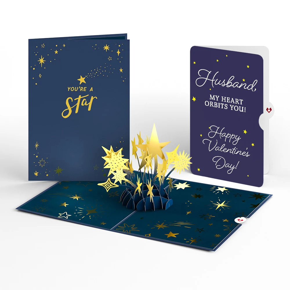Lovepop You're a Star Valentine Pop-Up Card and Sentiment Set for Husband