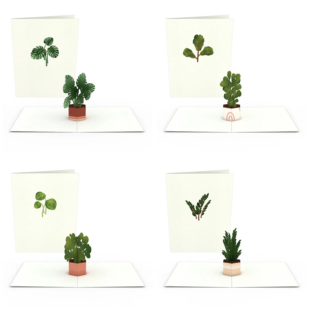 Lovepop Plants Notecards (Assorted 4-Pack)
