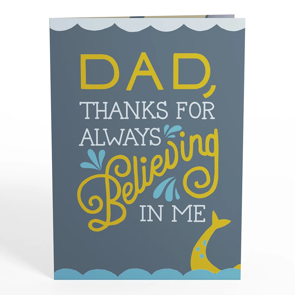 Lovepop Dad You're a Legend Loch Ness Monster Pop-Up Card - Image 5