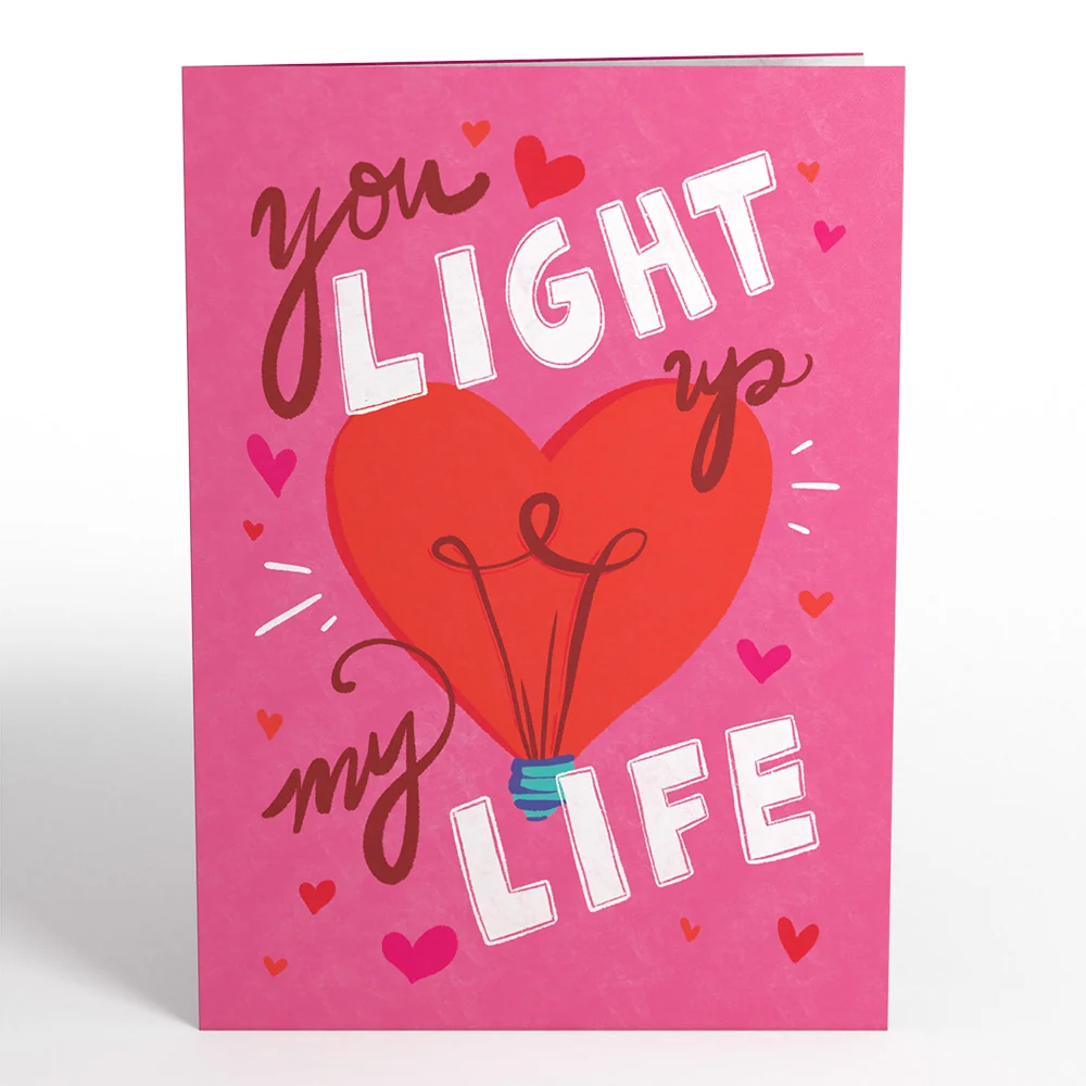Lovepop You Light Up My Life Light-Up Pop-Up Card - Image 5