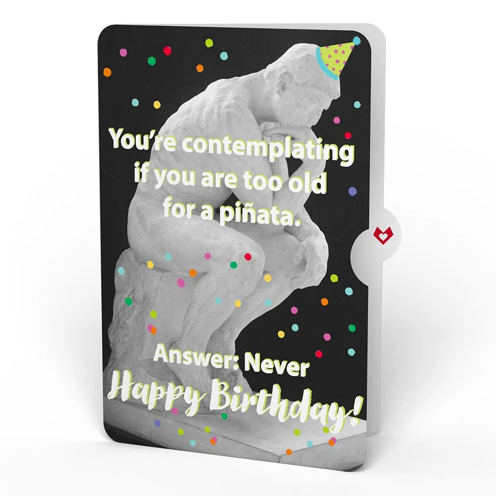 Lovepop Birthday Truck with The Thinker Pop-Up Card and Sentiment Set - Image 4