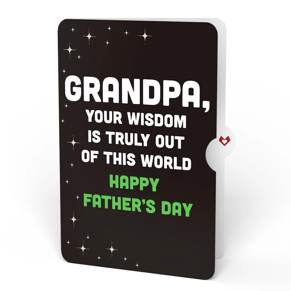 Lovepop You've Abducted My Heart Father’s Day Light-Up Pop-Up Card and Sentiment Set for Grandfather - Image 4