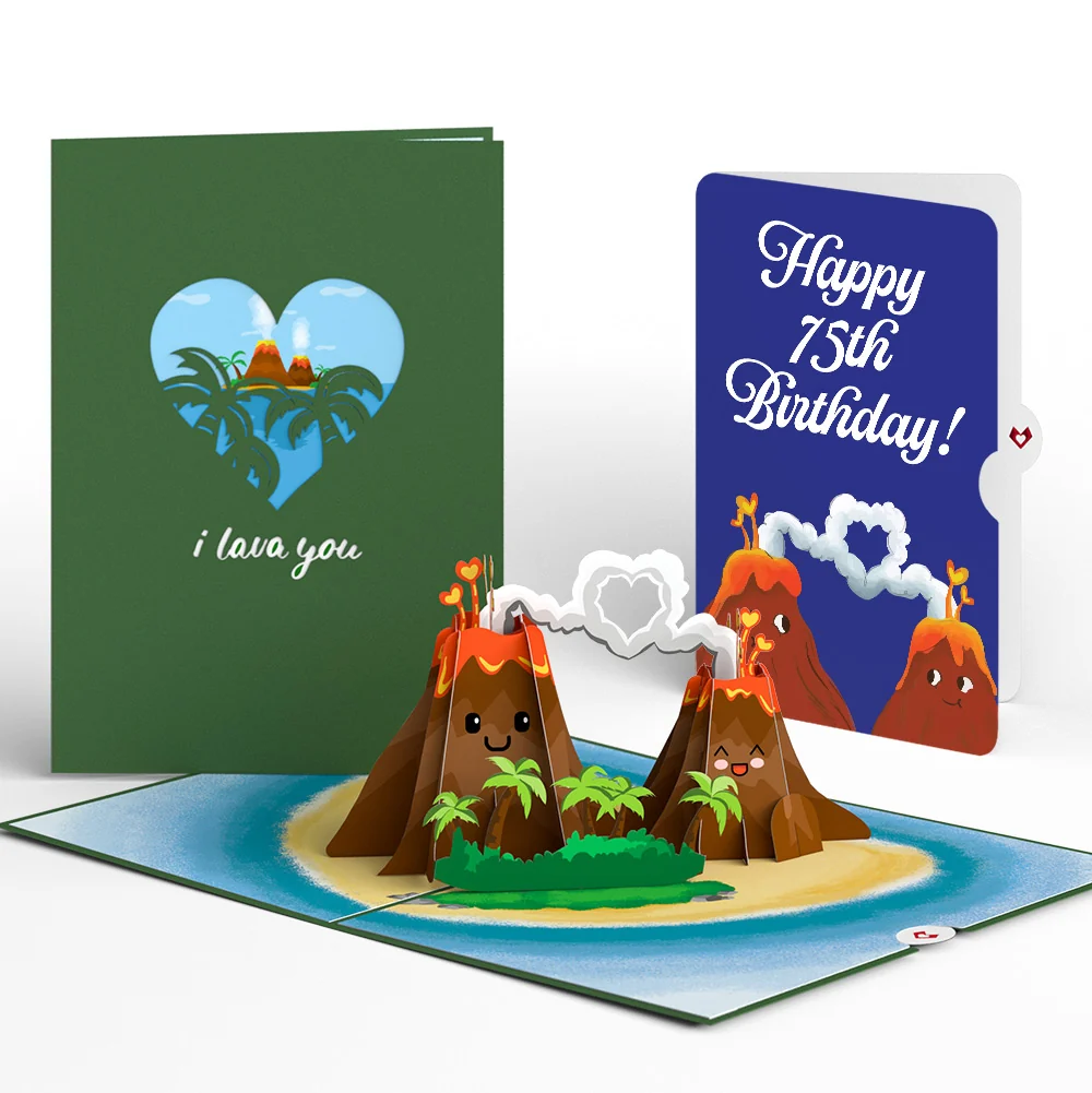 Lovepop I Lava You 75th Birthday Pop-Up Card and Sentiment Set