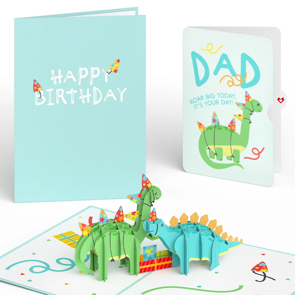Lovepop Dinosaurs Birthday Pop-Up Card and Sentiment Set for Dad
