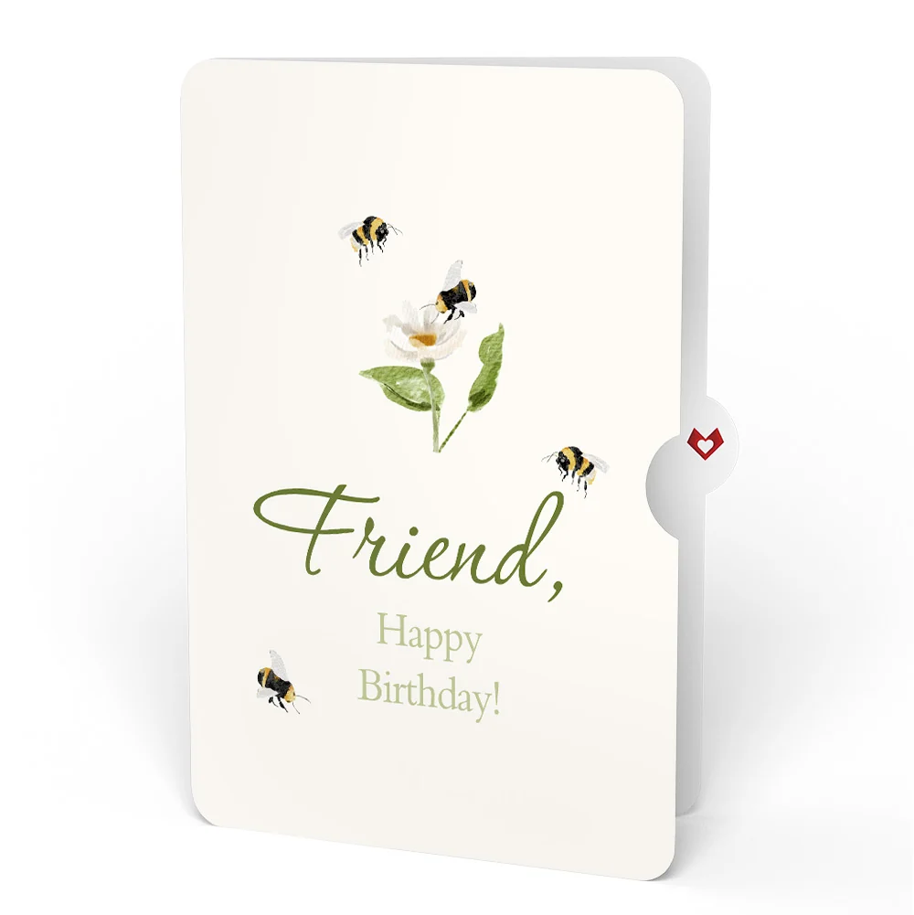 Lovepop Birthday in Bloom Pop-Up Card and Sentiment Set for Friend Cream - Image 4
