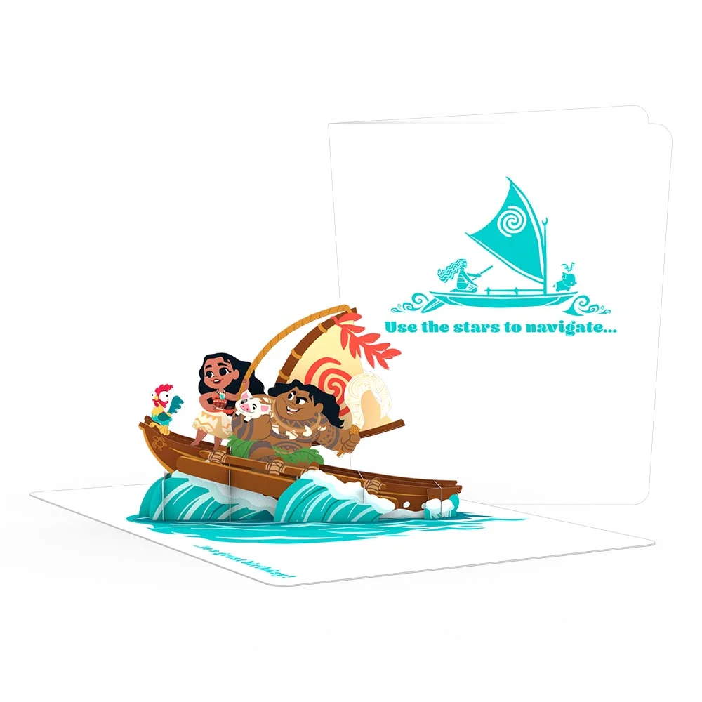 Lovepop Playpop Card: Disney Moana's Birthday Adventure