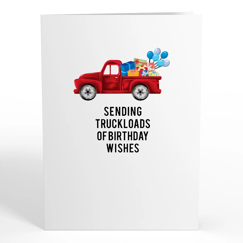 Lovepop Truckloads of Birthday Wishes Pop-Up Card Toy - Image 4