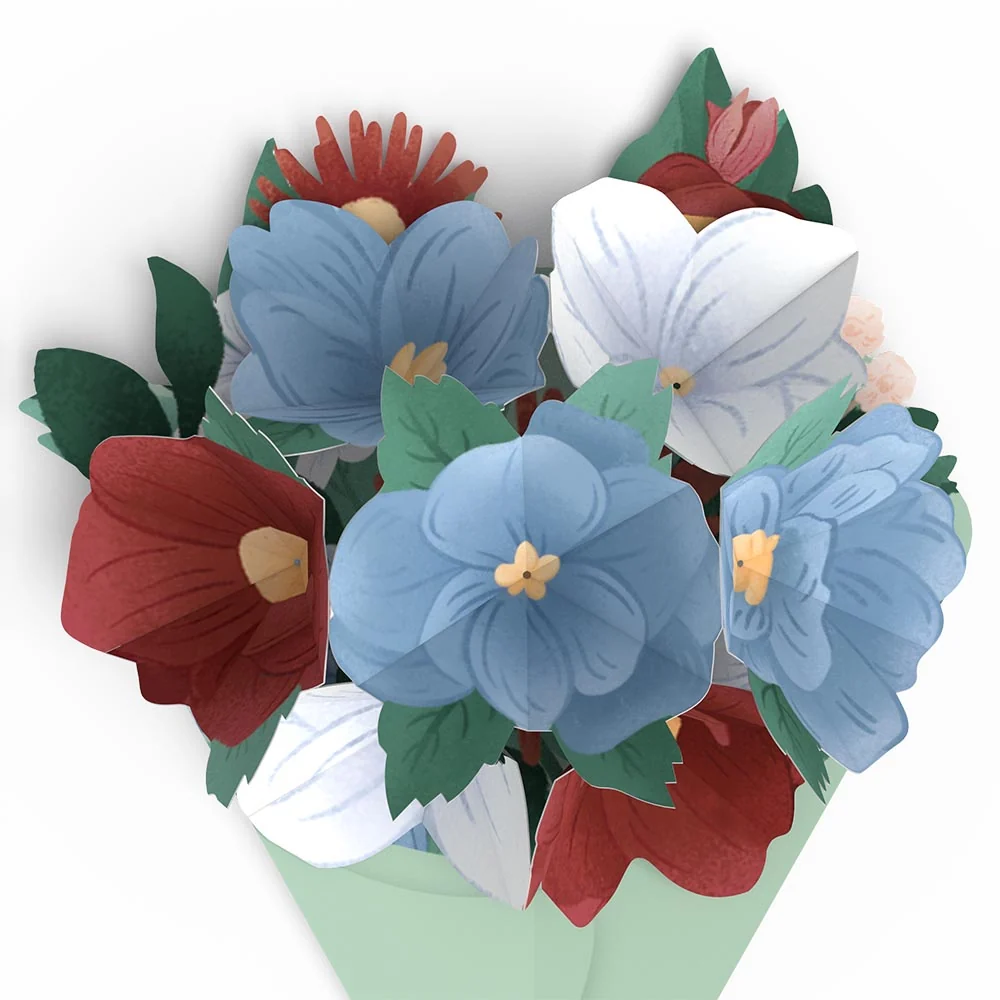 Lovepop Frosted Floral Little Blooms (Notecard 5-Pack) - Image 2