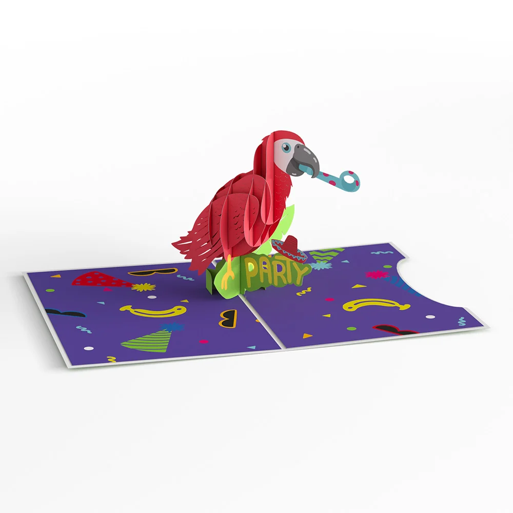 Lovepop Birthday Party Animals 4-in-1 Nesting Card - Image 7