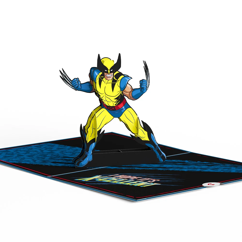 Lovepop Marvel X-Men Wolverine X-Cellent Father's Day Pop-Up Card Mask - Image 4