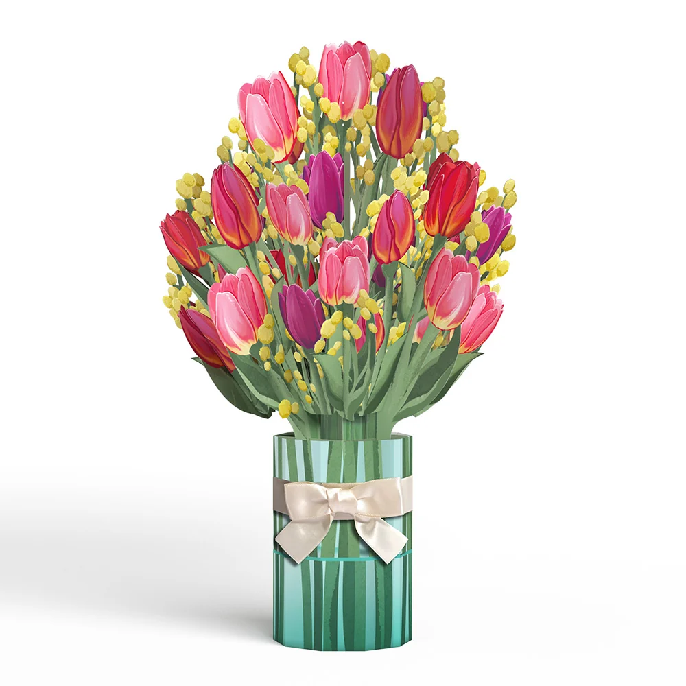 Lovepop Cheerful Tulips Bouquet - Image 3