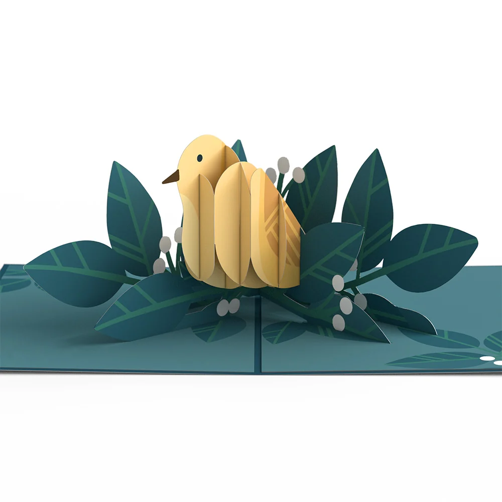 Lovepop Joyful Yellow Warbler Pop-Up Card - Image 2