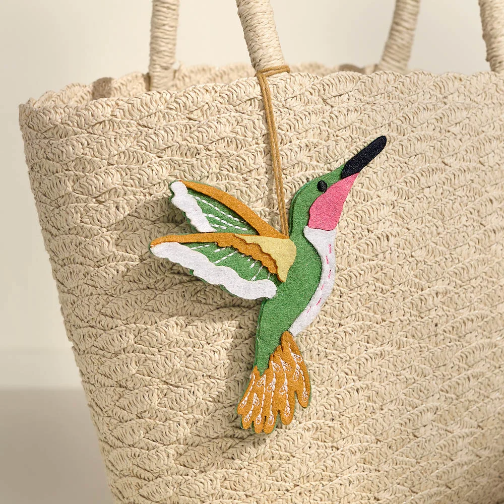 Lovepop Serene Hummingbird HeartFelt Charm Card