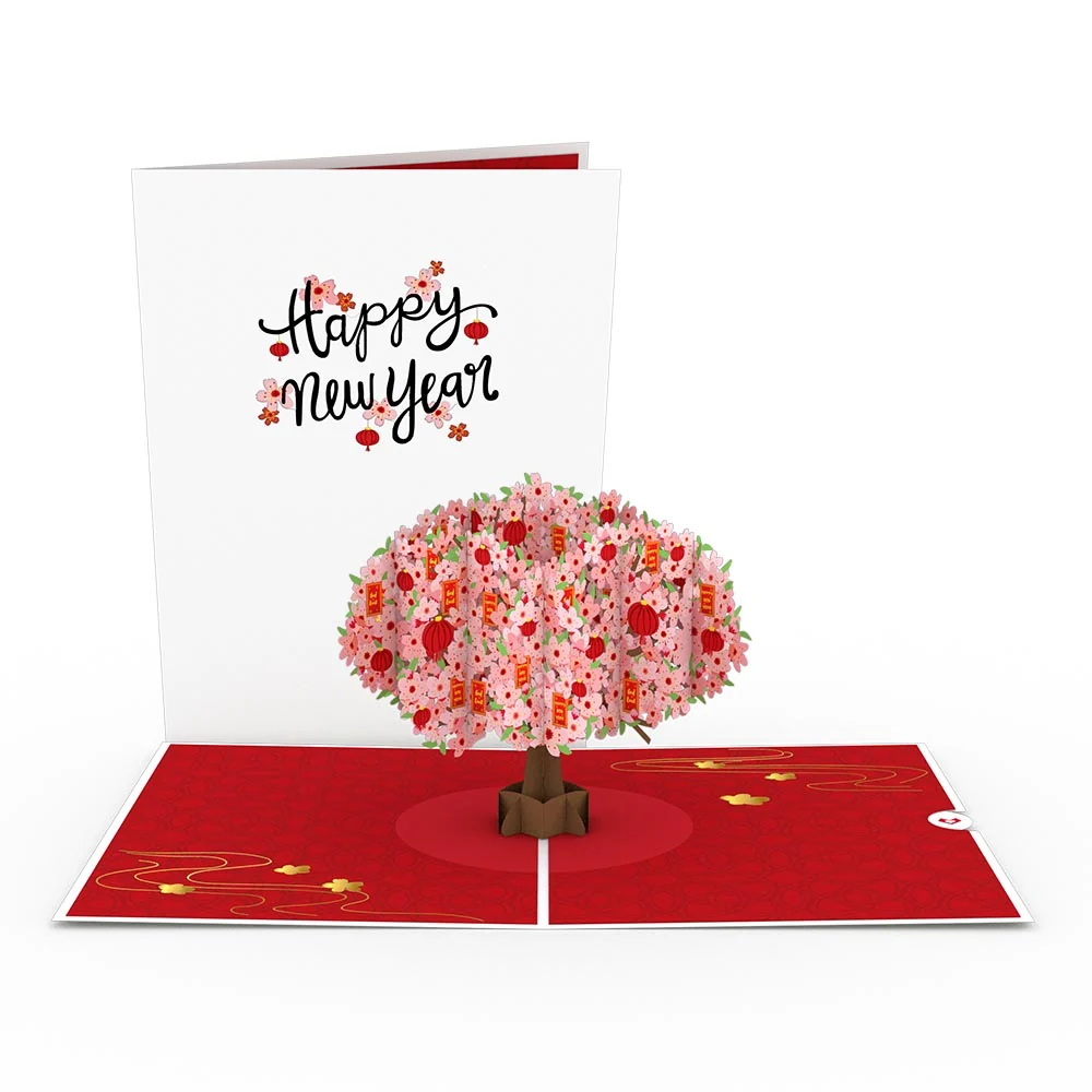 Lovepop Lunar New Year Cherry Blossom Pop-Up Card