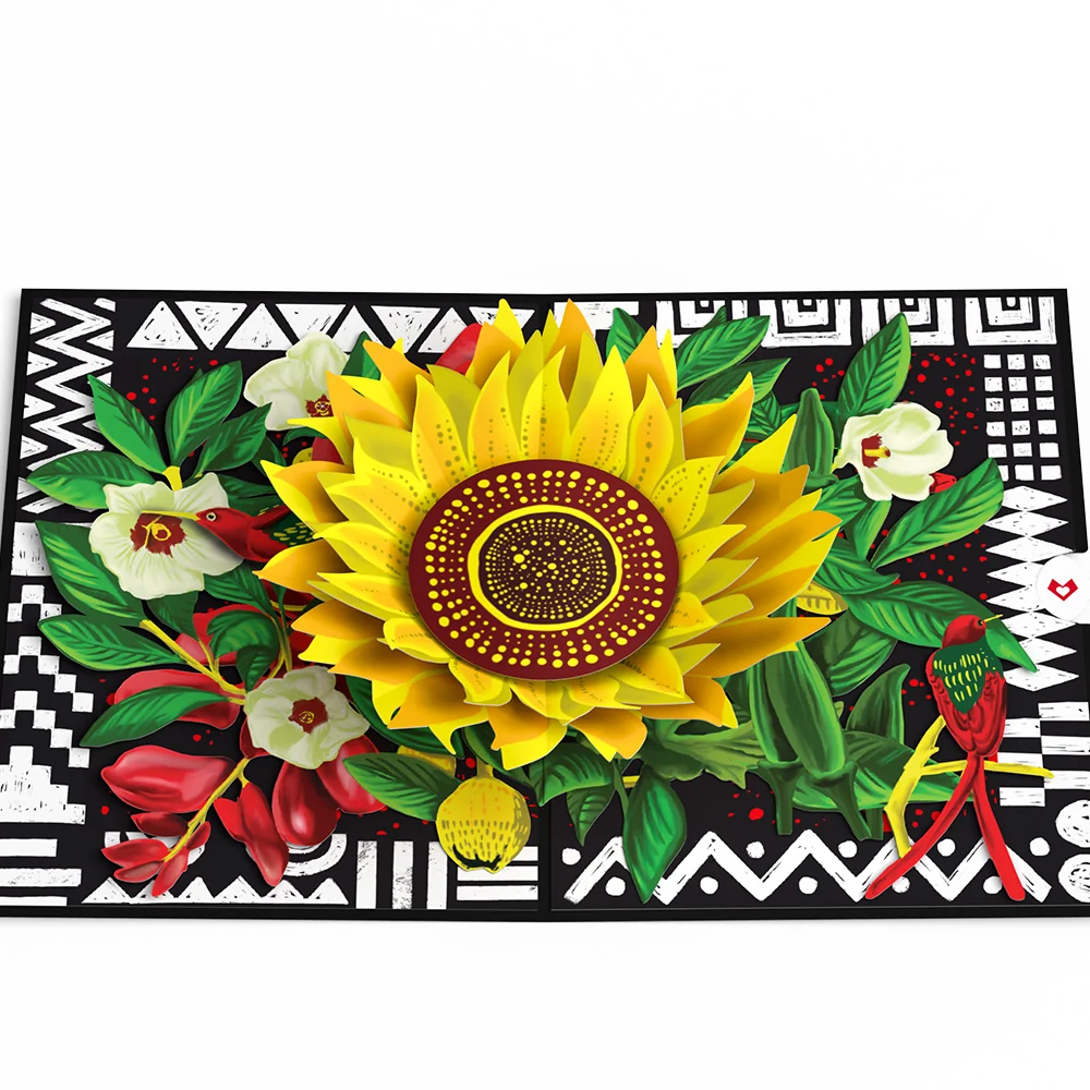 Lovepop The Gift of Hope Sunflower Pop-Up Card Pan - Image 3