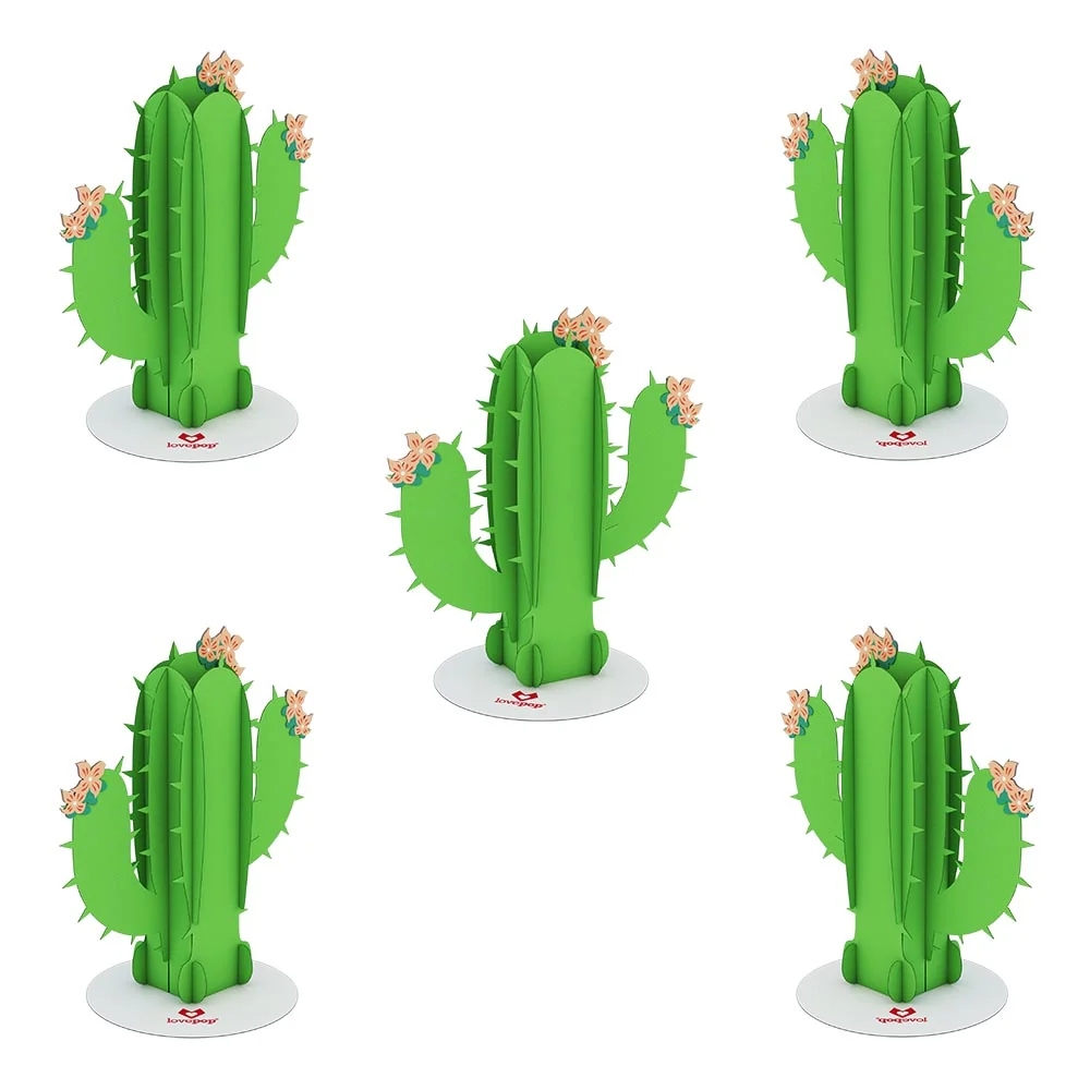 Lovepop Stickerpop: Saguaro Cactus (5-Pack)