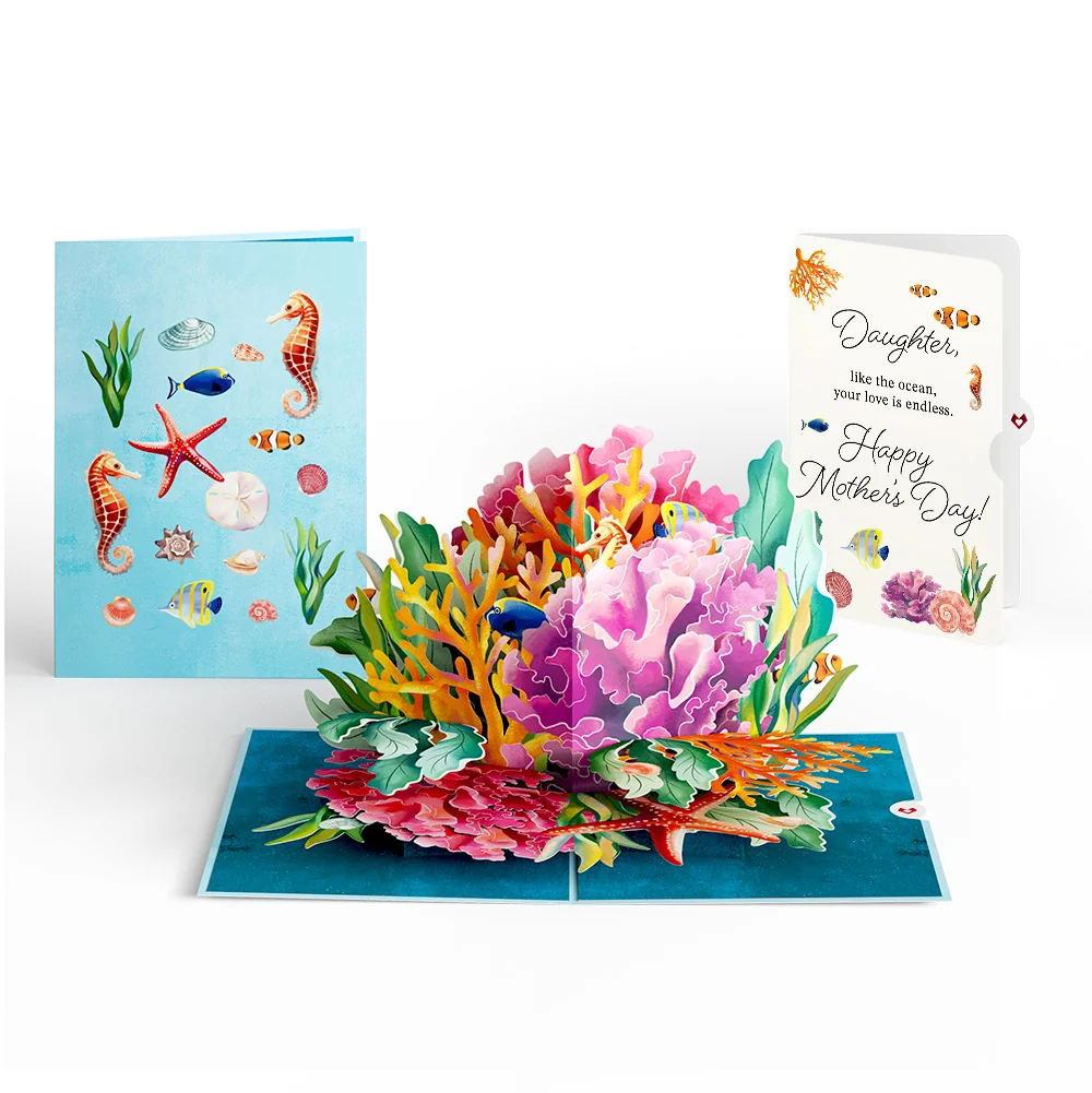 Lovepop Coral Reef Wonders Mother's Day Pop-Up Card and Sentiment Set for Daughter