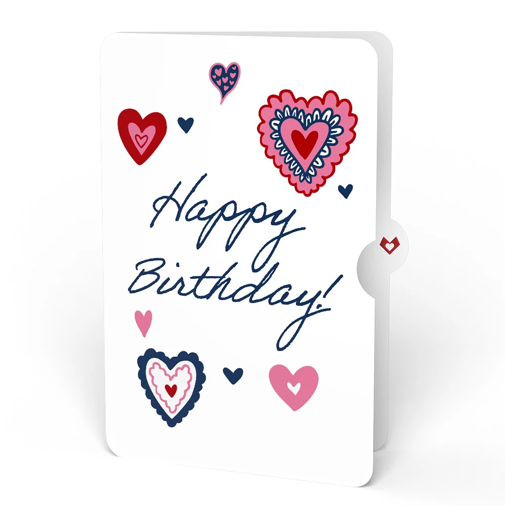 Lovepop Sweet Strawberry Birthday HeartFelt Charm Card and Sentiment Set Bag - Image 4