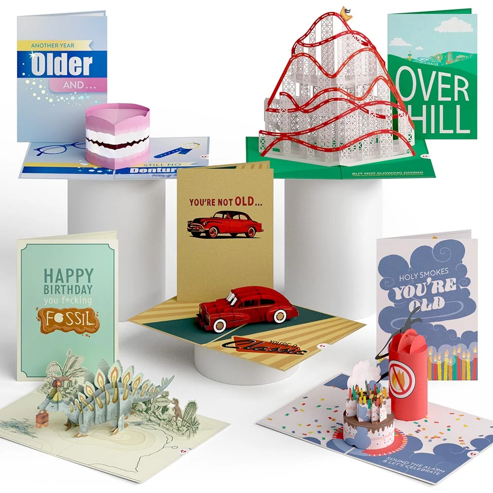 Lovepop Over the Hill Birthday 5-Pack