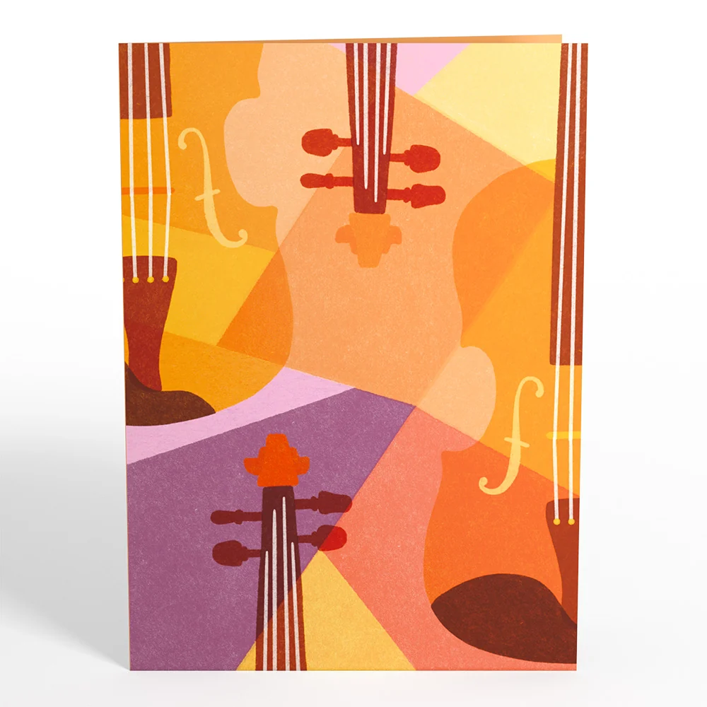 Lovepop Violin Pop-Up Card - Image 4