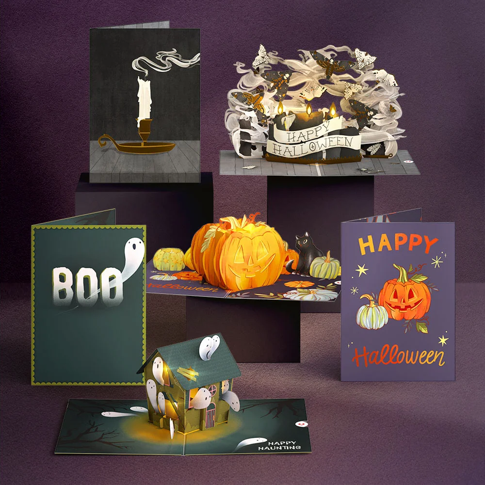 Lovepop Halloween Light-Up Card 3-Pack