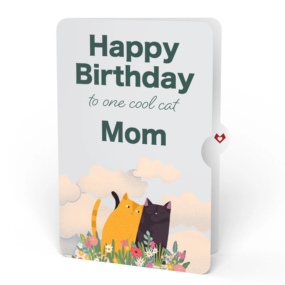 Lovepop I Love Mew Cats Birthday Pop-Up Card and Sentiment Set for Mom - Image 4