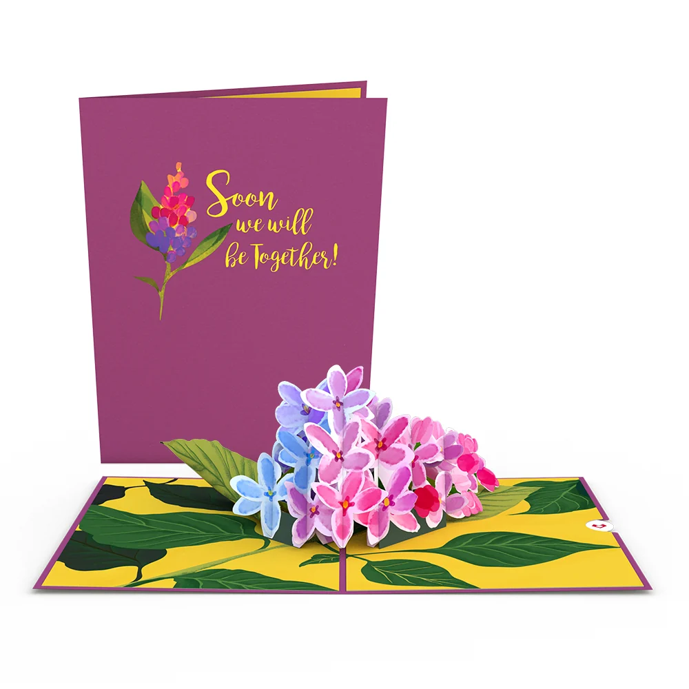 Lovepop Soon We Will Be Together Lilacs Pop-Up Card