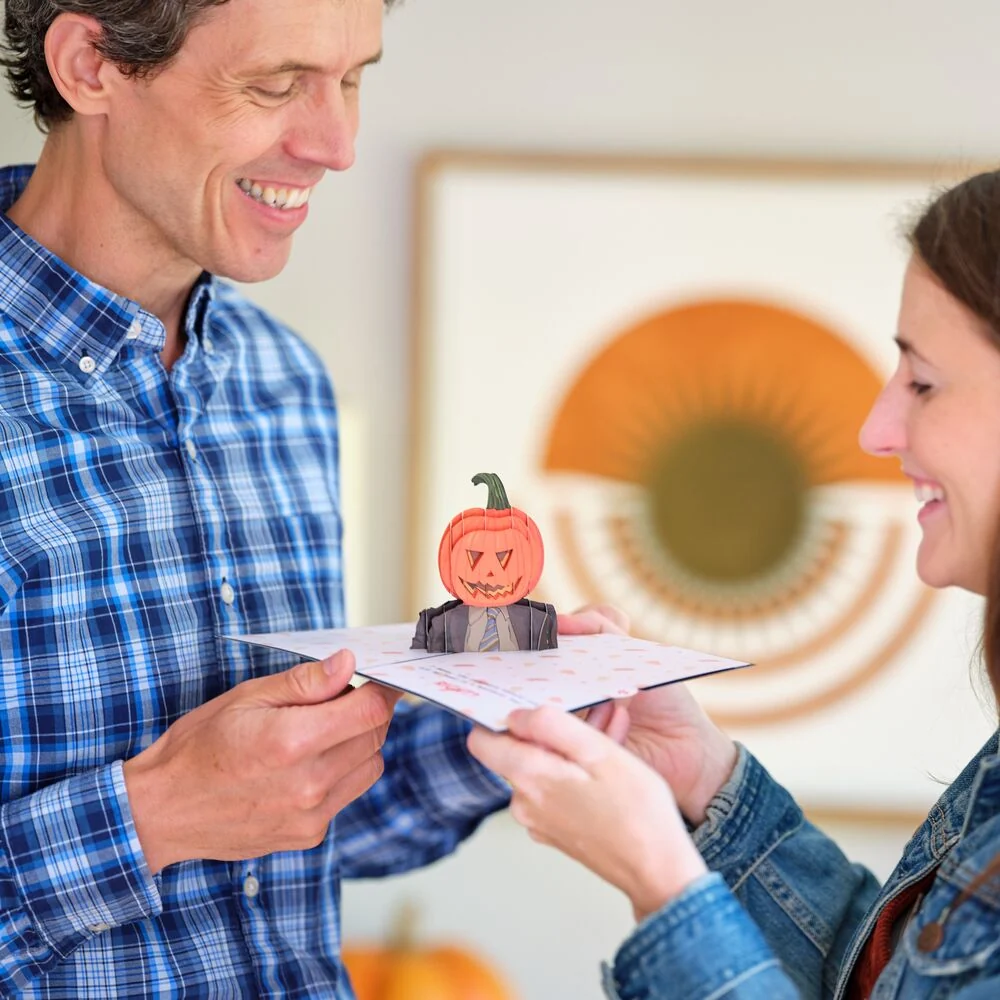 Lovepop The Office Pumpkin Head Halloween Pop-Up Card - Image 4